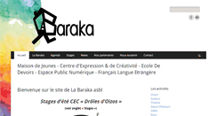 Desktop Screenshot of labaraka.be